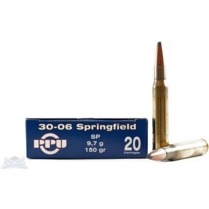 PRVI Partizan 30-06 150gr Soft Point Ammunition 20rds - PP3.41