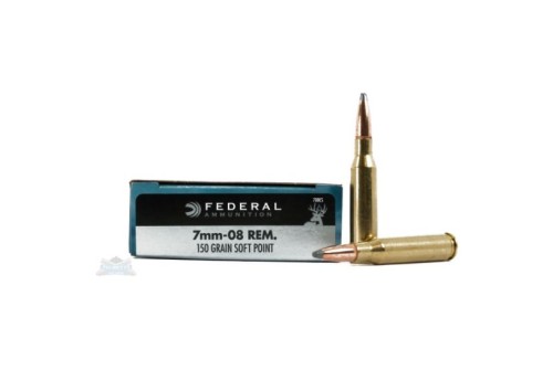 Federal 7mm-08 150gr SP Power-Shok Ammunition 20rds - 708CS