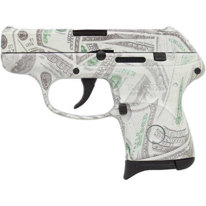 RUGER LCP 380ACP GLOWING $100 BILLS 3701BILLS