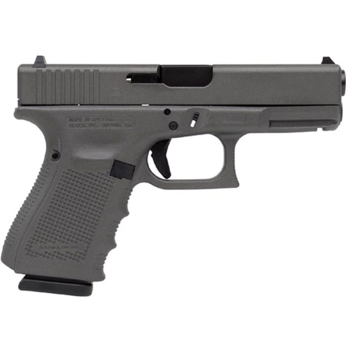 GLOCK 19 GEN 4 9MM 4.02 FULL TUNGSTEN GRY CERAKO PG1950203TUN