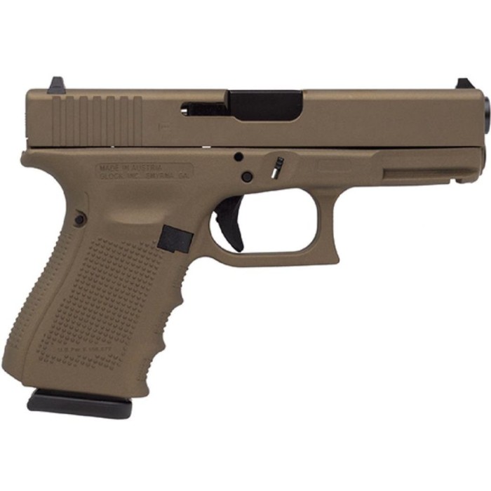 GLOCK 19 GEN 4 9MM 4.02 FULL BURNT BRONZE CERAKO PG1950203BB