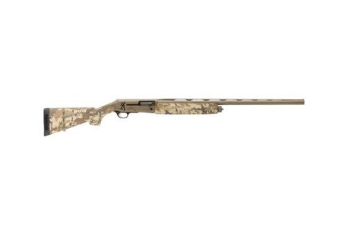 Browning 011438204 Silver Field 12 Gauge 3.5" 4+1 (2.75") 28", Fde Barrel/Rec, Auric Camo Synthetic Stock With Textured Gripping Surface 023614855842