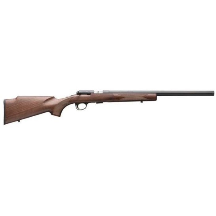 Browning 025253204 T-Bolt Target SR 22 Wmr 10+1 20" Heavy Bull, Matte Blued Barrel/Rec, Satin Walnut Stock, Double Helix Mag