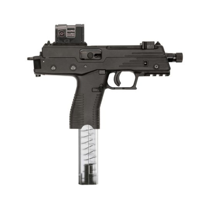 B&T Firearms Bt4200ustb Tp380  380 Acp 30+1 5" Threaded, Black, Picatinny Rail Frame, NO Brake, Iron Sights, Aimpoint Acro Included