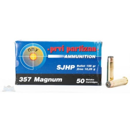 Ppu 357Mag Sjhp 158 Grain Weight 50/500 PP-R3.5