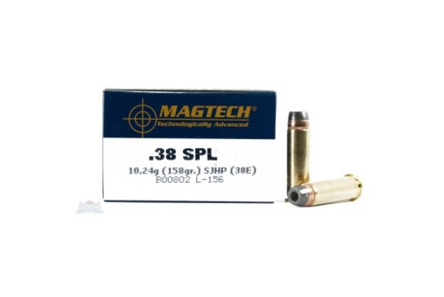 Magtech 38 Special 158gr SJHP Ammunition 50rds - 38E