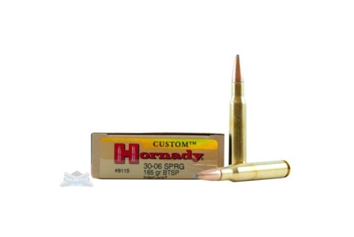 Hornady 30-06 165gr BTSP Custom Ammunition 20rds - 8115