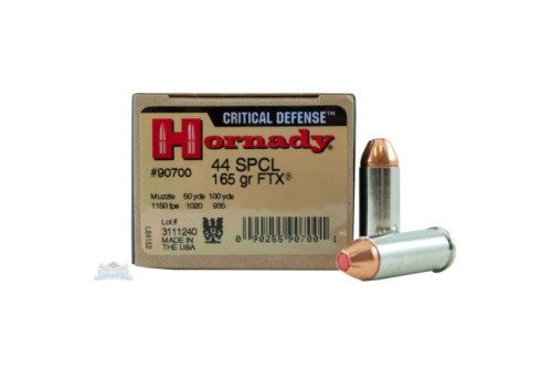 Hornady .44 Special 165 Grain FTX CD-20 Count