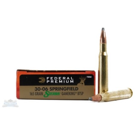 Federal 30-06 165gr Sierra GameKing BTSP Vital-Shok Ammunition 20rds - P3006D