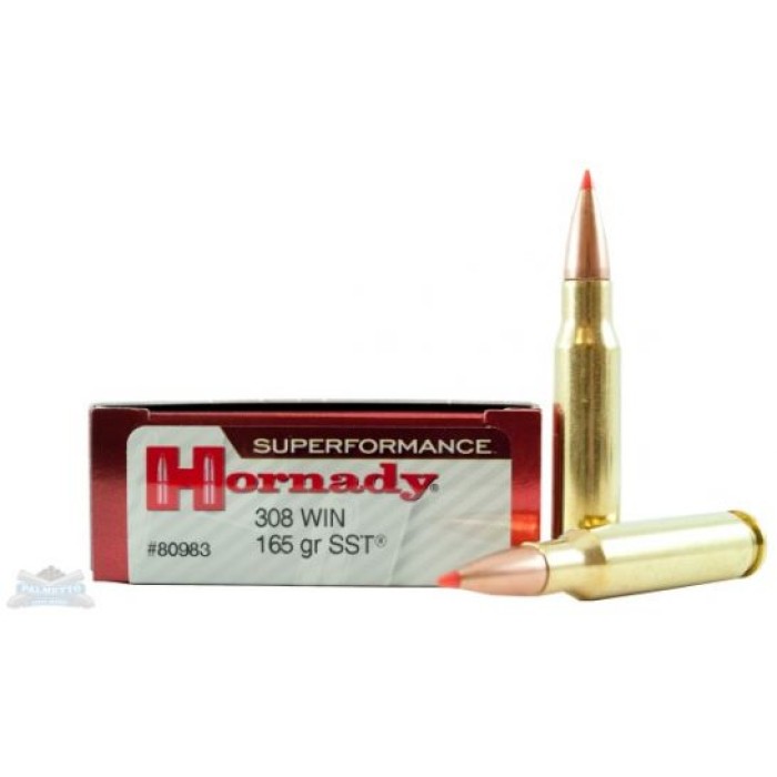 Hornady 308 Win 165gr SST Superformance Ammunition 20rds- - -80983