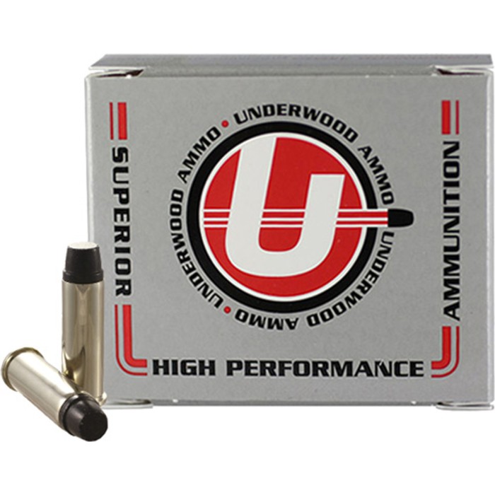 Underwood Ammo .38 Special +P 158 Grain Coated Hard Cast Nickel Plated Brass Cased Pistol Ammo, 20 Rounds, 734