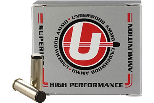 Underwood Ammo .38 Special 150 Grain Coated Hard Cast Nickel Plated Brass Cased Pistol Ammo, 20 Rounds, 732