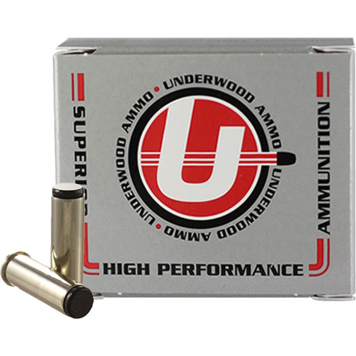 Underwood Ammo .38 Special 150 Grain Coated Hard Cast Nickel Plated Brass Cased Pistol Ammo, 20 Rounds, 732