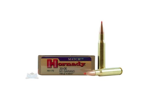 Hornady 30-06 M1 Garand 168gr A-MAX Match Ammunition 20rds - 81170