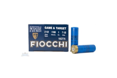 Fiocchi 16ga 2.75" 1oz #7.5 Game Load Shotshell Ammunition 25rds - 16GT75