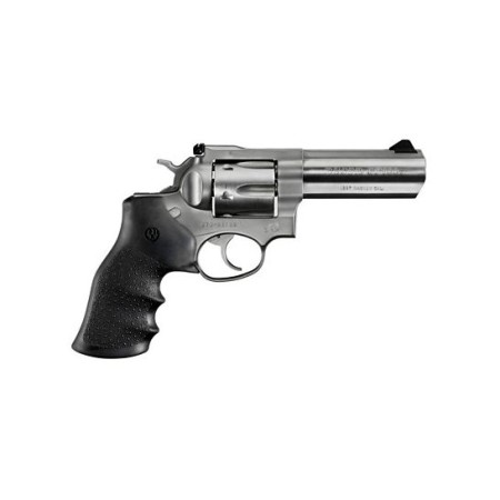 Ruger GP100 Standard .357 Mag Revolver, Stainless w/ Black Rubber Grips - 1705