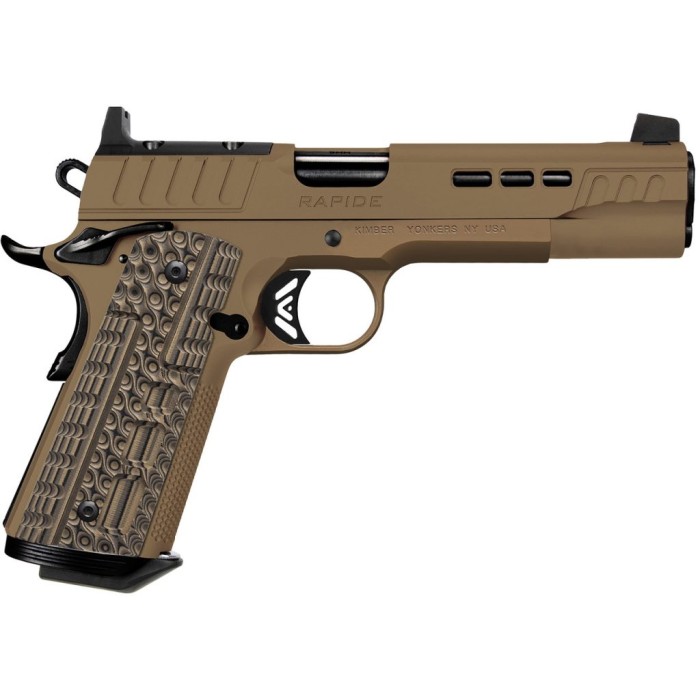 Kimber 3000463 Rapide FDE OR 38 Super 1911 Handgun