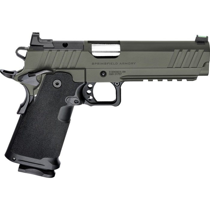 Springfield Armory PH9117AOSBT-PKG 1911 DS Prodigy 9mm 17+1 4.25" Tungsten Gearup package includes 5 magazines and bag