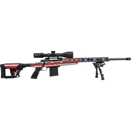 Howa APC M1500 USA Flag Cerakote Bolt Action Rifle - 6.5 Creedmoor - 24in