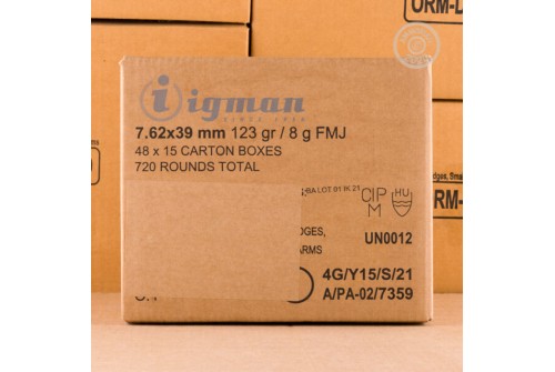 Igman 7.62x39mm Fmj - 3877002037108