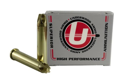 Underwood Ammo .45-70 Government 305 Grain Solid Monolithic Nickel Plated Brass Cased Rifle Ammo, 20 Rounds, 848