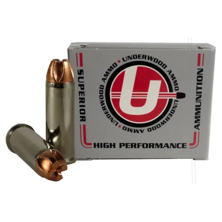 Underwood Ammo .44 Special 220 Grain Solid Monolithic Nickel Plated Brass Cased Pistol Ammo, 20 Rounds, 840