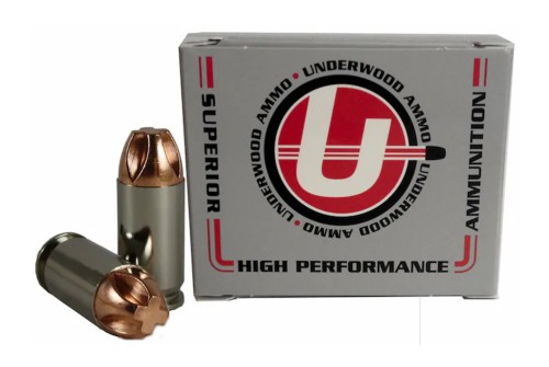 Underwood Ammo .45 Super 200 Grain Solid Monolithic Nickel Plated Brass Cased Pistol Ammo, 20 Rounds, 824