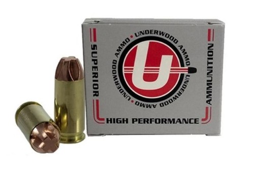 Underwood Ammo .460 Rowland 200 Grain Solid Monolithic Brass Cased Pistol Ammo, 20 Rounds, 827