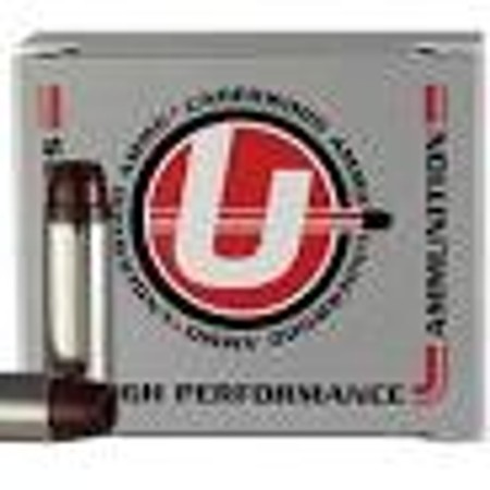 Underwood Ammo .38 Special +P 158 Grain Coated Soft Cast Semi-Wadcutter Hollow Point Gas Check Nickel Plated Brass Cased Pistol Ammo, 20 Rounds, 733