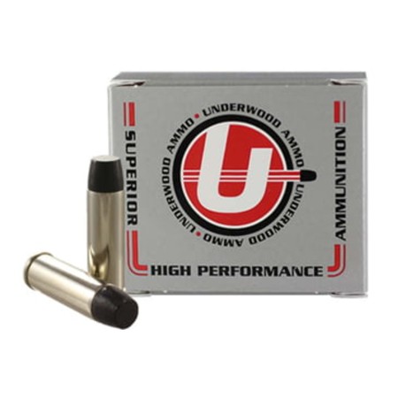 Underwood Ammo .454 Casull 325 Grain Coated Hard Cast Nickel Plated Brass Cased Pistol Ammo, 20 Rounds, 739