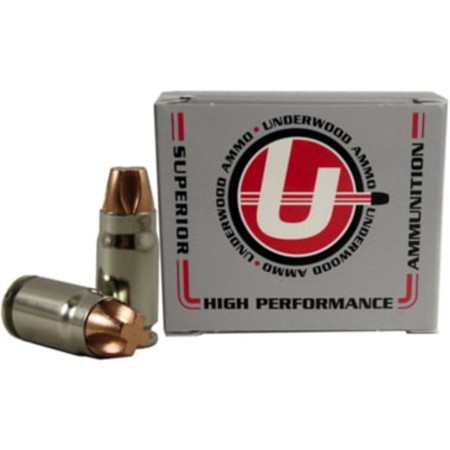 Underwood Ammo .357 Sig 115 Grain Solid Monolithic Nickel Plated Brass Cased Pistol Ammo, 20 Rounds, 645