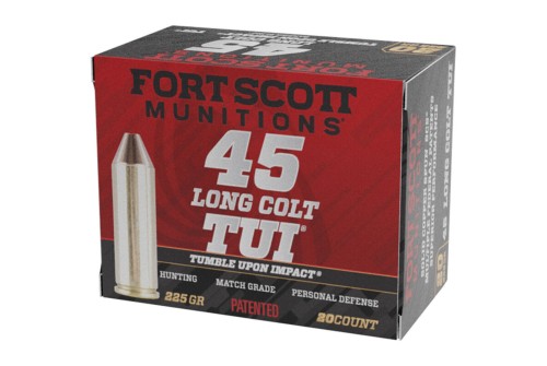 Fort Scott Munitions .45 Colt SCS TUI Ammo 225 Grain 20 Rounds