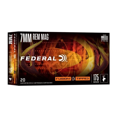 Federal Fusion 7mm Prc 175gr Tipped Fusion 20rd 10bx/cs