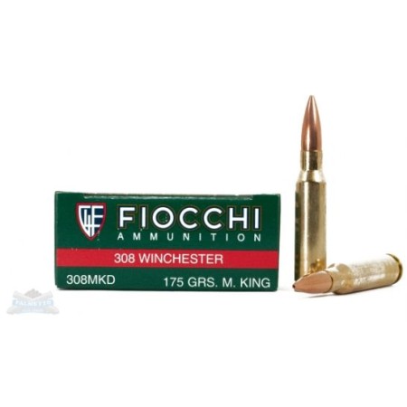 Fiocchi 308 175gr BTHP MatchKing Ammunition 20rds - 308MKD