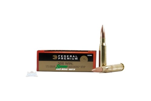 Federal 308 175gr Sierra BTHP Gold Medal Ammunition, 20 Round Box - GM308M2