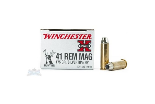 Winchester 41 Magnum 175gr Silvertip Hollow Point Ammunition 20rds - X41MSTHP2