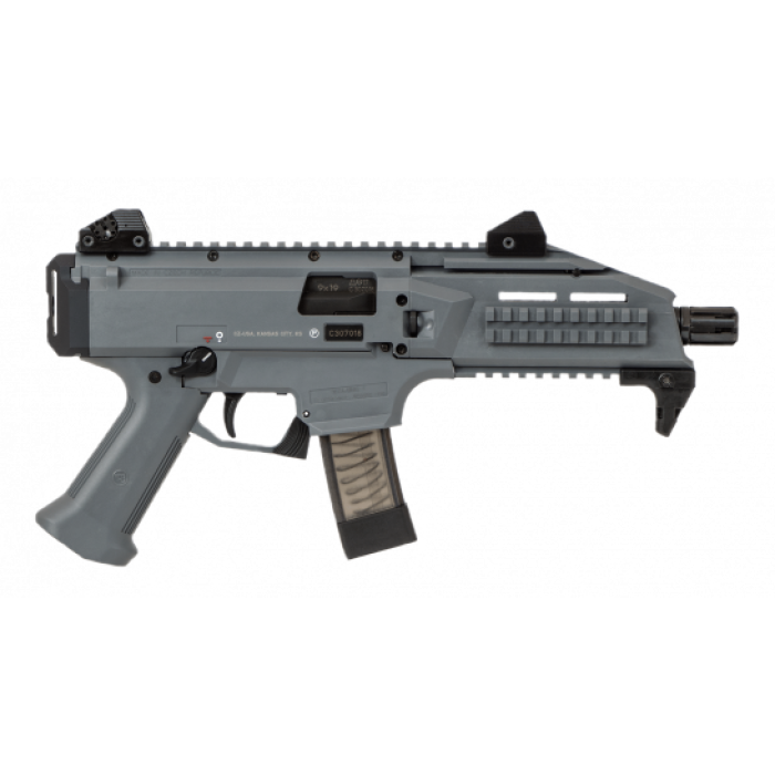 CZ Scorpion EVO 3 S1 Pistol, 9mm, Battleship Grey - 91356