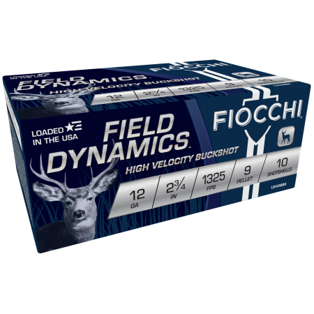 Fiocchi Field Dynamics, 12 Gauge 2.75" 9 Pellets 25/10