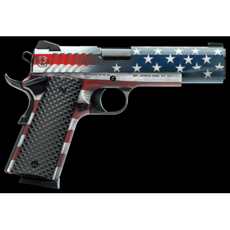 Gforce Arms Balistik Defense, 9mm Luger 4.38" 9+1 USA Flag Cerakote