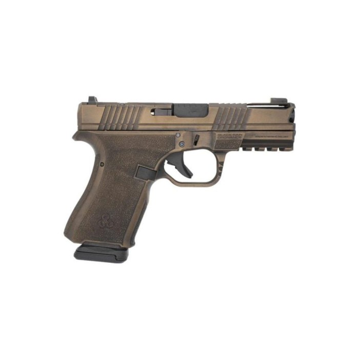 Black Rain Ordnance FLP9MMBB   Compact Frame 9mm 15+1 4