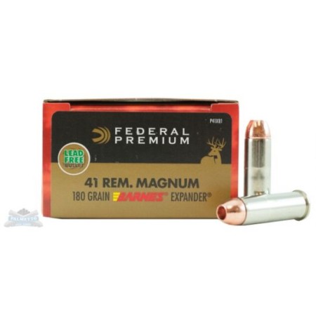 Federal 41 Magnum 180gr Barnes Expander Vital-Shok Ammunition 20rds - P41XB1