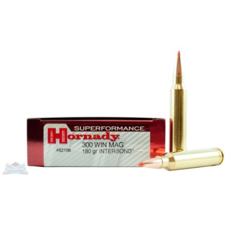 Hornady 300 Win Mag 180gr InterBond Superformance Ammunition 20rds- - -82198