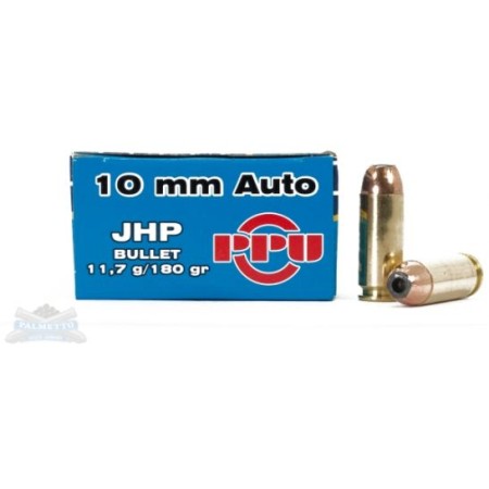 PRVI Partizan 10mm 180gr JHP Ammunition 50rds - PP-R10.1