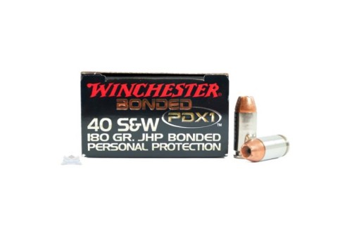 Winchester 40 S&W 180gr PDX1 Pistol Ammunition 20rds - S40SWPDB1