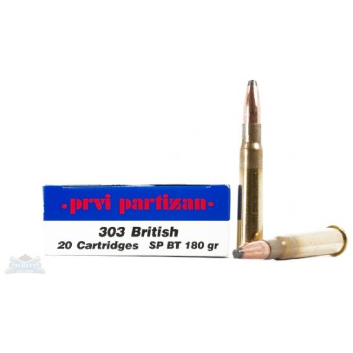 Ppu 303 British SP 180 Grain Weight 20/500 PP3.9