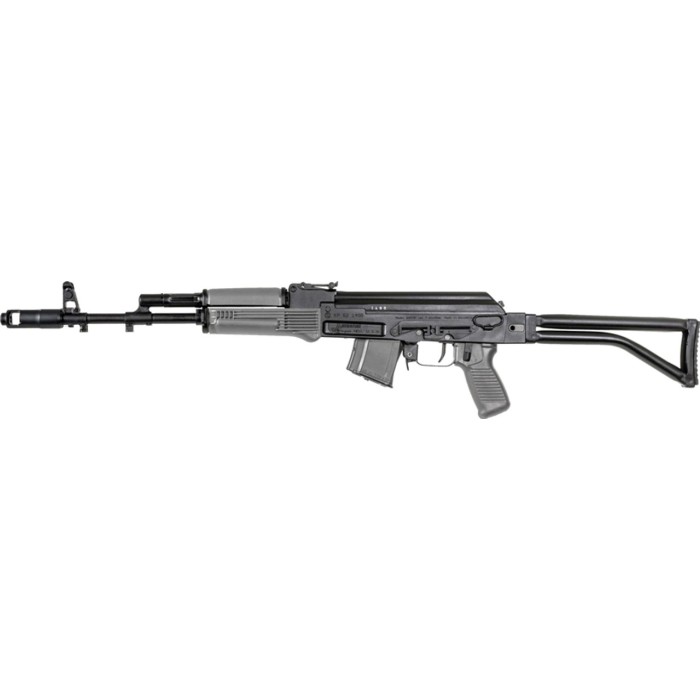 Arsenal Sam7sf-84E 7.62X39mm Gray Semi-Auto Rifle With Enhanced Fcg Gray 10Rd SAM7SF84EGYM