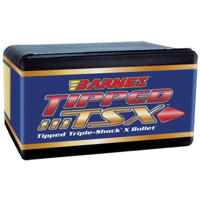 Barnes Bullets 6mm (.243 Diameter) 80 Gr. Tipped TSX Boat Tail- Lead-Free- Box of 50