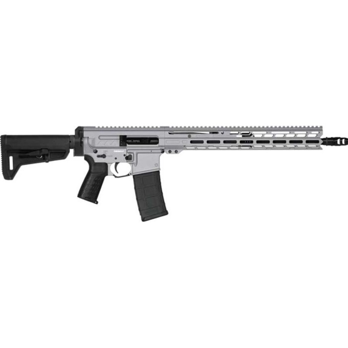 CMMG RIFLE DISSENT MK4 5.56MM 16" 30RD SL-K ADJ STK TITANIUM