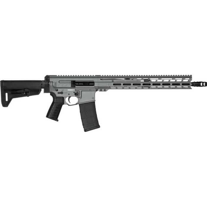 CMMG RIFLE DISSENT MK4 5.56MM 16" 30RD SL-K ADJ STK TUNGSTEN