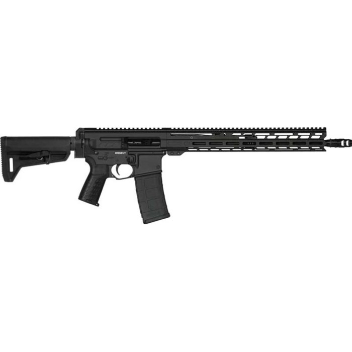 CMMG RIFLE DISSENT MK4 300AAC 16" 30RD SL-K ADJ STOCK BLACK